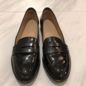 Via Spiga patten leather loafer